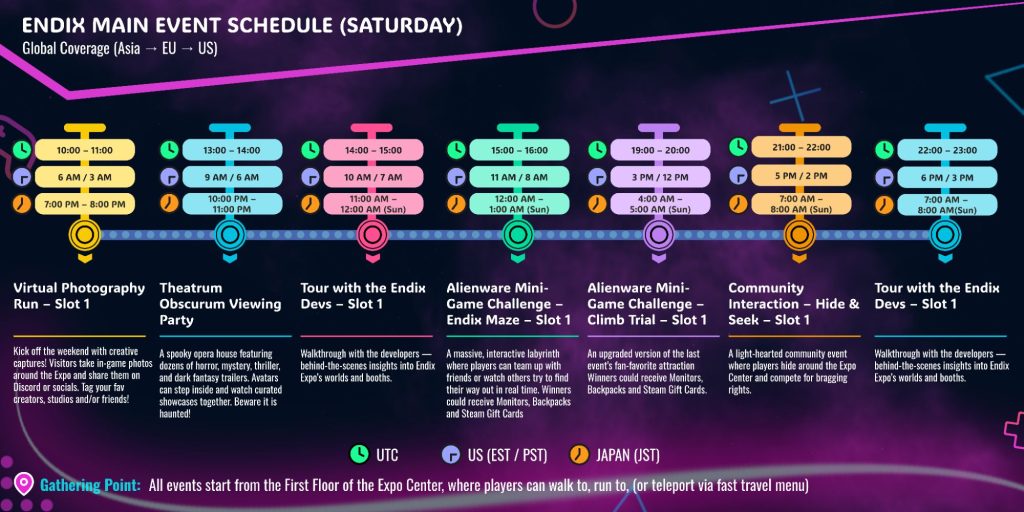 schedule saturday2485557402290170879