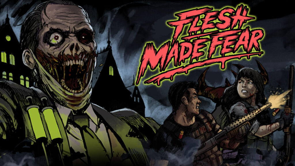 مراجعة Flesh Made Fear | رعب كلاسيكي بروح Resident Evil 2 FMF Header Keyart FullHD logo