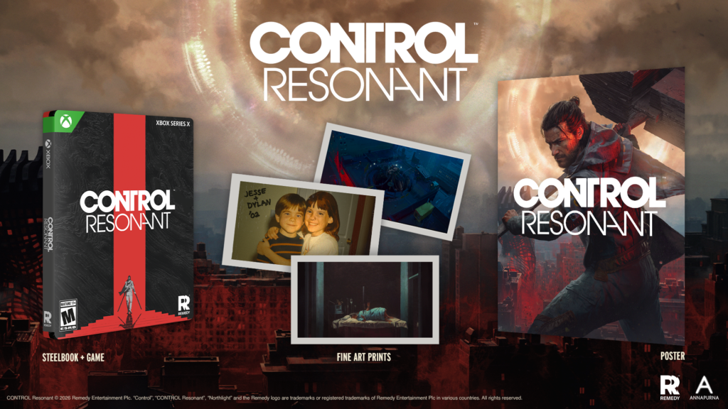 CONTROL RESONANT STEELBOOK EDITION BEAUTYSHOT XBOX ESRB