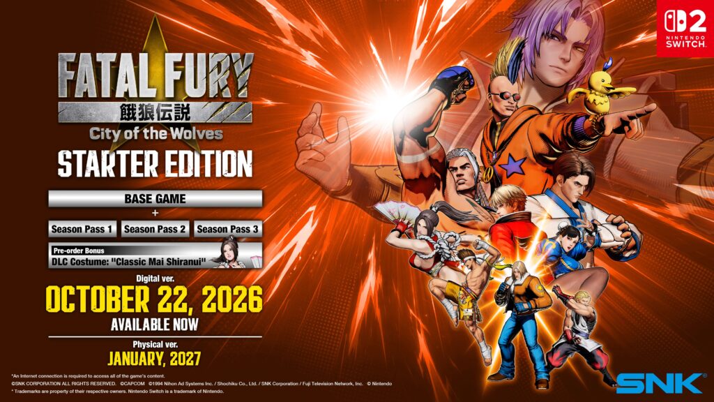 ميكي ودراكن يقتحمان FATAL FURY مع إطلاقها على Switch 2 3 StarterEdition SKU endslate2 ava en